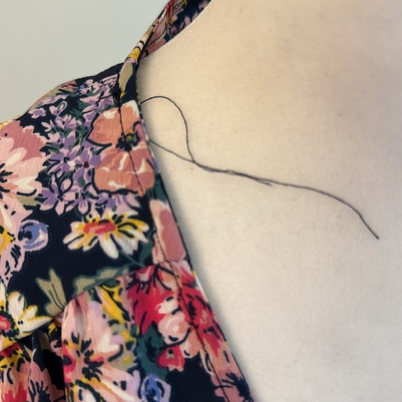 NWOT Bobeau Floral Print Maxi Wrap Dress - Picture 4 of 10